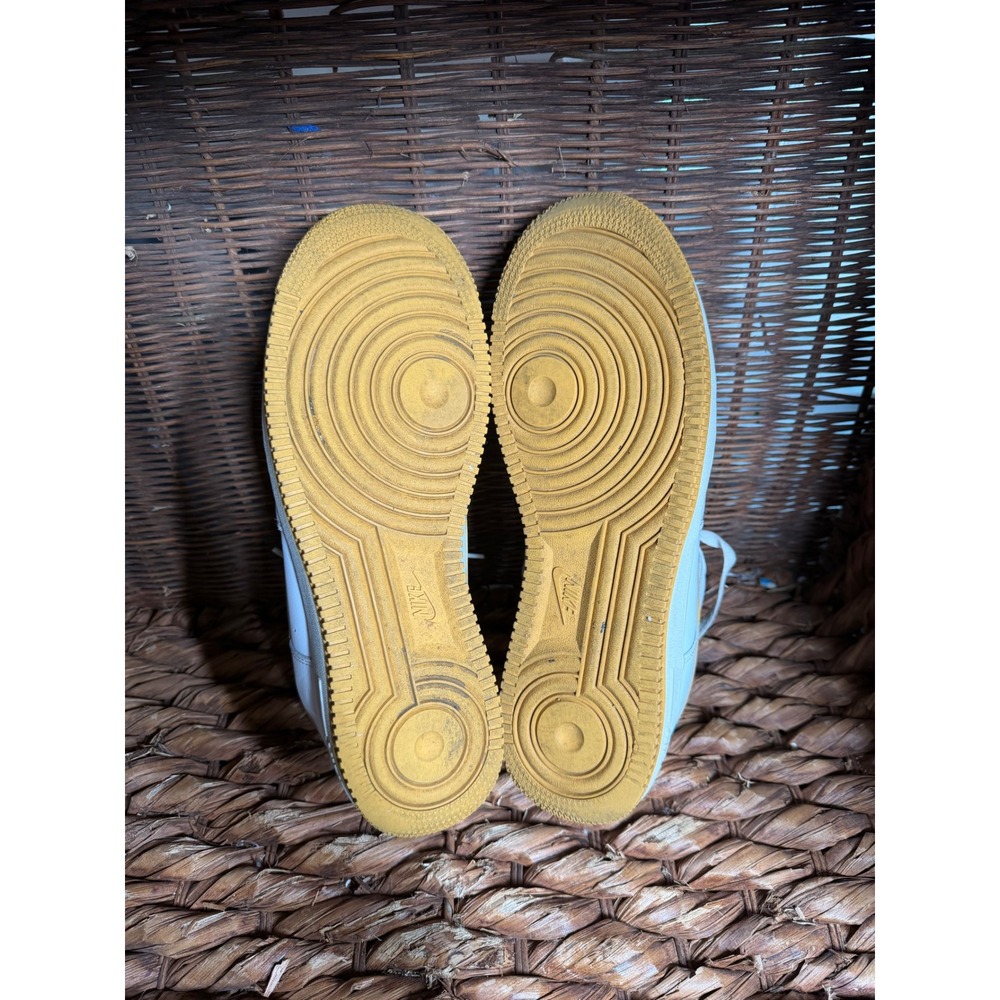 Nike Air Force 1 Low 07 LV8 Double Swoosh White University Gold CT2300-100 10.5 - Picture 7 of 8